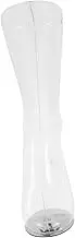 iplusmile Female Foot Sock Display Mold Plastic Secure Base Mannequin Foot for Photography Props