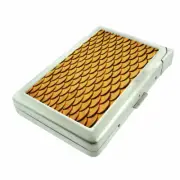 Abstract Art Em5 Cigarette Case with Built in Lighter Metal Wallet