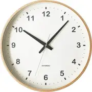 KATOMOKU plywood clock Natural sweep (continuous second hand) km-33L φ304mm (rad