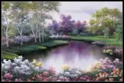 Springtime Symphony - Chart Counted Cross Stitch Pattern Needlework DIY DMC