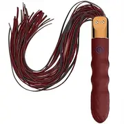 Sex Toy 10 Frequency Vibration Mode Sex Whip Sm Alternative Flirting Toy For Adult Couple Role Play Leather Whip