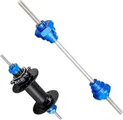 Wheel Truing Stand, Professional Thru Axle Adapter, 0.98x1.06 Inches Precision Cycling Equipment, Accurate Wheel Alignment, Bike Repair Stands for Beginners and Professionals