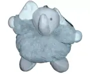 Manhattan Kids Cuddle Time Plush Gray Elephant Infant Toy Lovey Safari NWT RARE