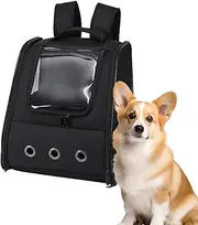 Cileznw Portable Pet Carrier, Pet Travel Backpack | Portable Folding Cat Carrying Bag - Foldable Design Dog Cat Bag for Walking, Outing, Driving and Traveling