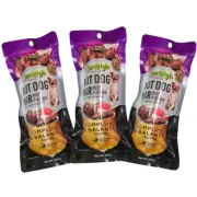 Jerhigh hot dog bar beef flovor complete balance dog food with iron&fiber 3x150g