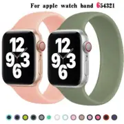 iWatch Band Solo Bracelet Loop Elastic Strap For Apple Watch Ultra2 9 8 7 6 5 SE