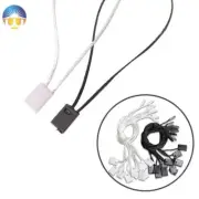 7" 200 Pieces Hang Tag Nylon String Snap Lock Pin Loop Fastener Hook Ties