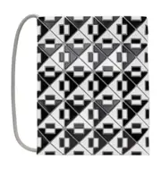 Connect geometric crossbody bag One size Black