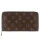 【LV】Monogram 經典LV花紋拉鍊長夾(M42616/12卡)