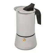 Avanti Inox Espresso Coffee Maker Stainless Steel Percolator - 4 Cup