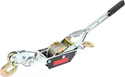 CHILDWEET 2T Power Puller Heavy Duty Cable Grip Ratchet Puller with Steel Cable Wire Grip for Easy One Handed Operation for Tough Jobs and Versatile Applications