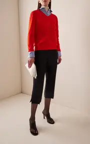 [The Row] Adelie Wool And Silk-Blend Pants