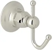 Rohl ROT7 Nickel Country Bath Single Hook Robe Hook