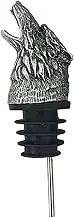 Wine Aerator Pourer Spout Electroplating Wolf Head Wine Pourer Spout Easy to Clean Rust-Resistant for Whiskey & Cocktail Bar Aerator
