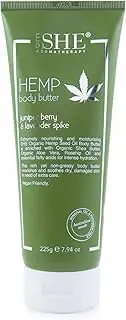 OM SHE Aromatherapy Hemp Seed Oil Juniper Berry & Lavender Spike Body Butter