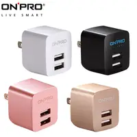 在飛比找PChome24h購物優惠-ONPRO UC-2P01 USB雙埠電源供應器/充電器 (