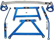 Suspension Strut Bar,Compatible With Toyota MARK X REIZ CROWN Car Accessories Alloy Stabilizer Bar Car Styling Auxiliary Tank Tension Rod(2005-2011)