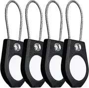 TagVault™ AirTag Security Cable (4 Pack) - The Secure AirTag Wire Cable Holder | Machined Torx Screw, Waterproof, Compact | Great for Luggage, Keys, Backpacks & More | Elevation Lab