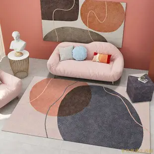 北歐ins簡約輕奢大地毯客廳茶幾毯客廳地毯家用臥室床邊毯摩洛哥風格地毯民宿地毯