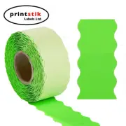Fluorescent Green Price Gun Labels 26x12mm CT4 Vars. Quantities Lynx Puma Motex