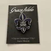 New Grace Adele Clip On Anhanger Blue J12