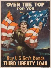 Over the Top For YOU World War One Recruitment NEW Sign 24x30" USA STEEL XL Size