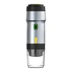 Silver Portable Fully Automatic Espresso Coffee Machine - Universal 3-in-1 Capsu