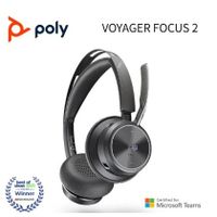 【POLY】Voyager Focus 2 UC-M 無線主動降噪耳機組<全新台灣代理商公司貨 享原廠售後保固>