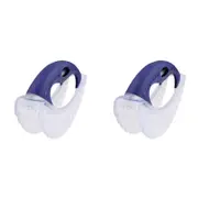 2PK Dexas Silicone 19cm Mezzaluna Chopper Slicer - Purple