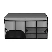 Foldable Car Boot Storage Box, Foldable Storage Box with Large Capacity, Portable Storage Box with Handle, Oxford Fabric Organiser for Outdoor Activities