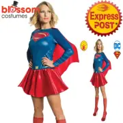 CA1224 Classic Supergirl Superhero Superman Book Week DC Comics Womens Costume