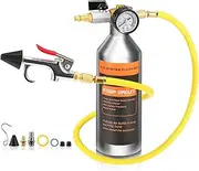 FOUR UNCLES AC Flush Kit, A/C Air Conditioner System Flush Canister Kit Clean Tool Set R134a R12 R22 R410a R404a for Auto Car