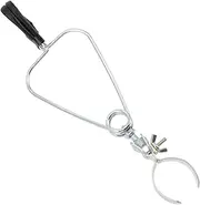 Ipetboom 1pc Reptile Dome Clamp Light Fixture Aluminum Alloy Holder for Reptile Lamps Easy Installation Suitable for Bearded Dragons Lizards and More Safe Convenient Use