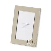 Jiggle & Giggle Ella 4x6" Metal Photo Frame Picture Display Stand Decor Silver