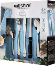 Wiltshire Bronte Cutlery with Steak Knives 50-Pieces Set