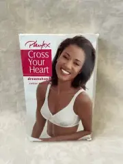 Playtex Cross Your Heart Dreamshaper White Bra 38C Soft Cup 4204 New