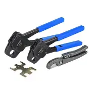 EFIELD Angle Head PEX Crimping Tool for 1/2-inch & 3/4-inch PEX Copper Crimp ...