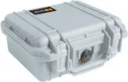 Pelican 1150 Silver Case with Foam