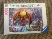 VERY RARE 2019 ravensburger puzzle 1000 Dragons Ferries Fantasy Castles NEW
