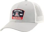 ZHATS Standard NCAA Officially Licensed Snapback Hat Big Rig Patch Gray White Switchback
