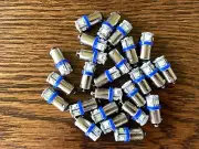 25 New Cool Blue Bayonet LED Lamp Light Bulbs 6v 6.3v 8v replace #47 #44 #1847
