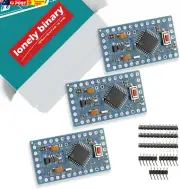 3-Pack Pro Mini Atmega328P 5V 16Mhz Development Boards Compatible with Arduino I