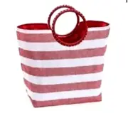 Crabtree & Evelyn Stripe Tote / Bag New with Tag
