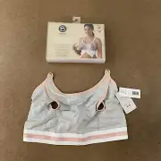 Bravado Designs Clip & Pump Hands Free Nursing Bra Accessory Dove Heather Large