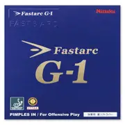 Nittaku Fastarc G-1 Black Table Tennis Rubber - 2.0mm thickness OFFensive