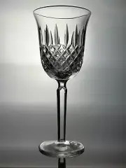 Waterford Crystal Kelsey Platinum Rim Water Goblet Glass New