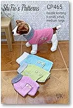 Crochet Pattern for Plain Dogs Jumper, Insructions for 4 Sizes Included, Double Knitting Yarn, UK Terminology, Sizes are X Small, Small, Medium and Large,Booklet, Book, Manual, Craft CP465