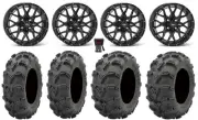 ITP Hurricane 14" Wheels Bk 28" Mud Lite XL Tires Polaris RZR XP 1000 / PRO XP