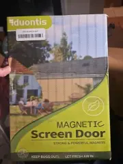 Magnetic Screen Door -Fit for Door Size:32x80 Inch, Hands Free Mesh Partition...