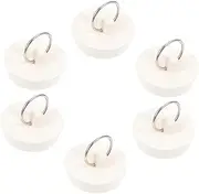 6 Pack Sink Stoppers Bathtub Sealing Plugs for Kitchen Bathroom Sturdy Easy to Clean Leakproof Design